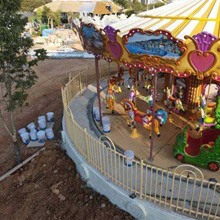 Construction of a carousel site