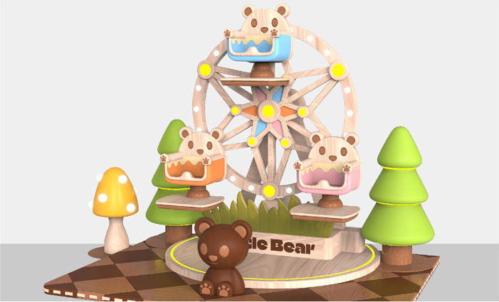 Woodland Ferris Wheel - ZC0025W